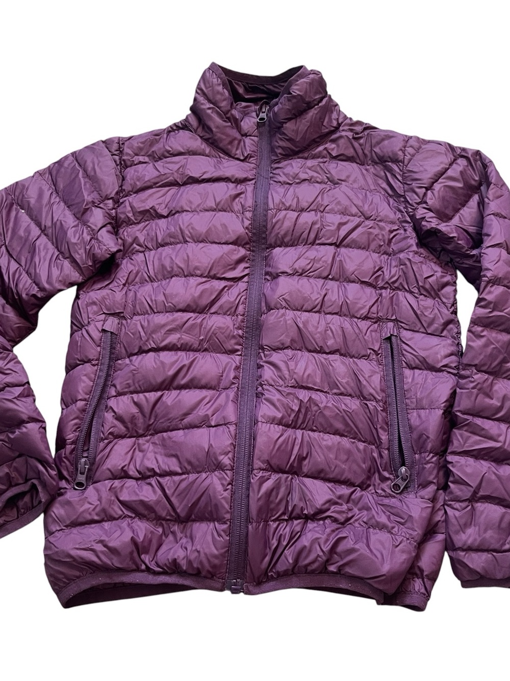 Sportscaster Girls Quilted Packable Down Filling Jacket Purple Size Large 10/12